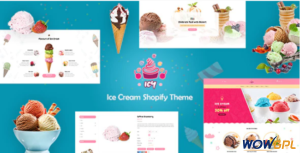Icy Shopify Ice Cream Cake Shop Template