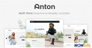 Anton Multi Store Responsive Shopify Theme
