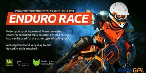Enduro Extreme Motorcycle Race Event Website Muse Template