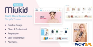 MiuKid Multi Store Responsive Shopify Theme