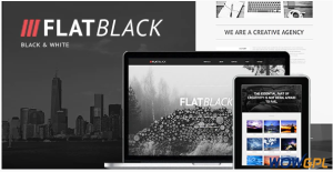 Flatblack One Page Muse Template
