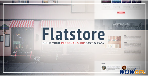 Flatstore eCommerce Muse Template for Online Shop