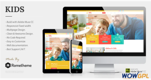 KIDS Kindergarten and Child Care Muse Templates