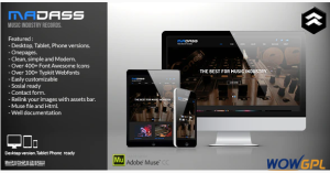 Madass Music Industry Muse Template