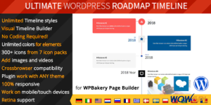 Ultimate Roadmap Timeline WordPress plugin