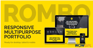 Rombo Responsive Multipurpose Portfolio Muse Template