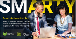 SmArty Multipurpose Responsive Muse Template