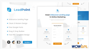 LeadPoint Lead Generation Unbounce Landing Page Template