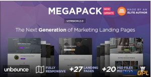 MEGAPACK Multipurpose Unbounce Landing Pages Pack
