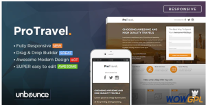 ProTravel Travel Agency Unbounce Template