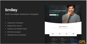 Smiley Multi Concepts Unbounce Template 1