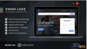 Swan Lake Marketing Unbounce Template