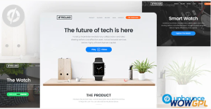 Unbounce Product landing Page Template Proland