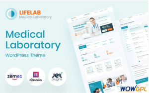 LifeLab Medical Laboratory WordPress Theme