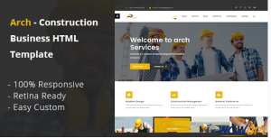 Arch Construction Building And Business HTML Template
