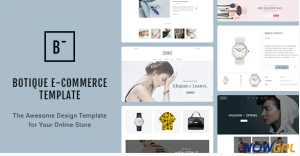 Botique Responsive Multi Purpose eCommerce PSD Template