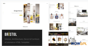 Bristol Interior Architecture Decor Furniture eCommerce HTML Template