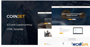 CoinJet Bitcoin Crypto Currency HTML Template