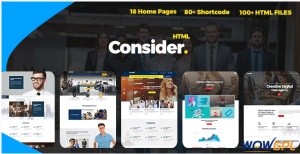 Consider Multi Purpose Responsive HTML5 Template