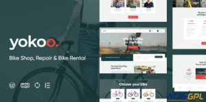 Yokoo Bike Shop Rental WordPress Theme