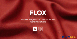 FLOX Personal Portfolio Resume WordPress Theme