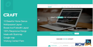 Craft Multipurpose Responsive HTML Theme