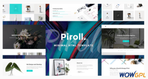Piroll — Minimal and Modern Portfolio HTML Template