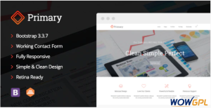 Primary Business HTML CSS Template