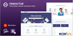 Findoctor Doctors directory and Book Online template