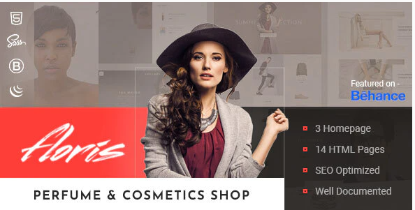 Floris — Perfume & Cosmetics Shop HTML Template 1 Floris Perfume Cosmetics Shop HTML Template