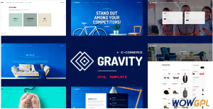 Gravity ECommerce Agency Presentation HTML Template