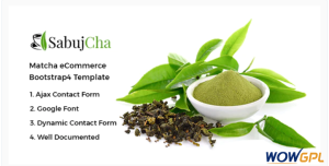 Sabujcha Tea Store HTML Template