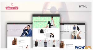 Shopick Fashion Store HTML Template