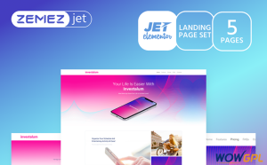 AppRove Corporate App Jet Elementor Template