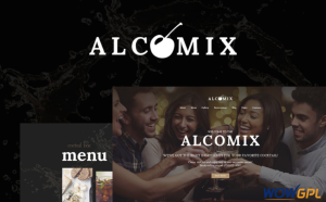 Alcomix Cocktail Bar WordPress Theme