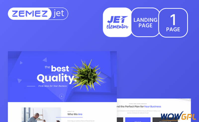 Jamicore Business Jet Elementor Template