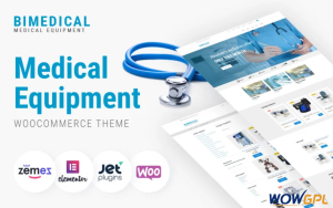 Bimedical Medical Equipment Responsive WooCommerce Theme
