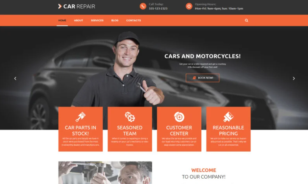 Cars and Bikes WordPress Theme 1 Cars and Bikes WordPress Theme