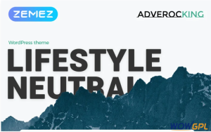 Adverocking Lifestyle Neutral Elementor WordPress Theme