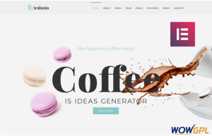 Arabusta Coffeehouse Elementor WordPress Theme