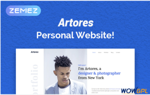 Artores Personal Elementor WordPress Theme