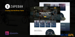 Zapedah Cycling Club WordPress Theme