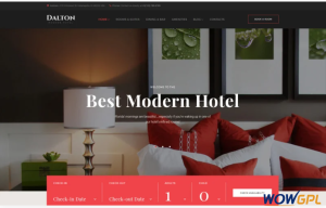Dalton Modern Hotel Resort WordPress Theme