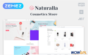 Naturalla Cosmetics ECommerce Modern Elementor WooCommerce Theme