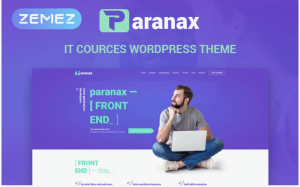 Paranax IT Courses Elementor WordPress Theme