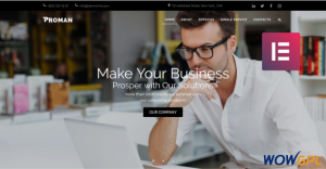 Proman Business Multipurpose Modern Elementor WordPress Theme