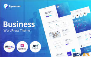 Pyramax Consulting Classic Elementor WordPress Theme