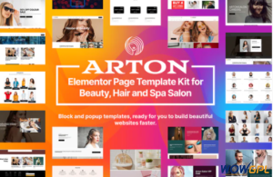 Arton Beauty Spa Salon Template Kit