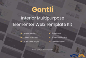 Gontli Interior Multipurpose Template Kit