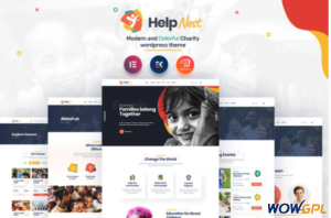 Helpnest Charity Elementor Template Kit